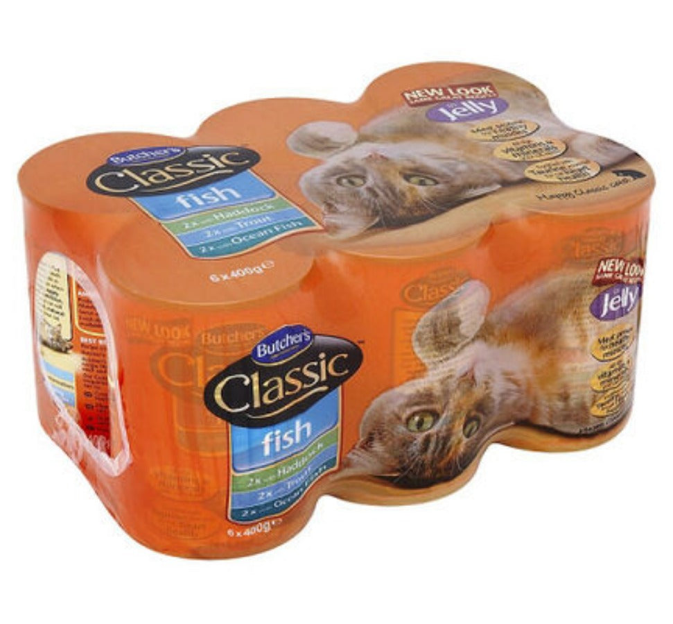 Butcher's Classic Cat Variety Pack Fish 6x400g