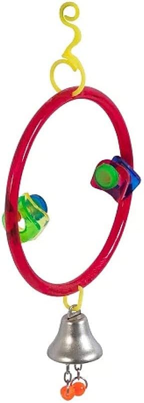 JW Pet Activitoy Ring Clear Bird Toy