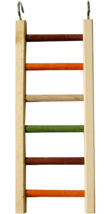 A & E Happy Beaks Medium Hanging Wood Bird Ladder