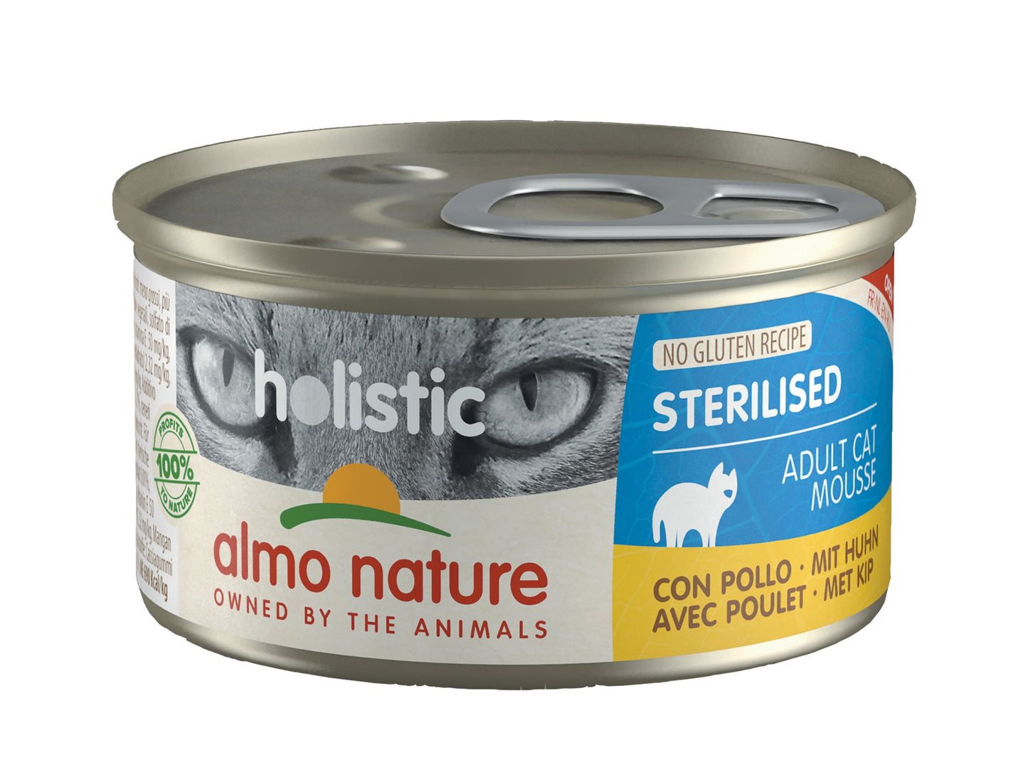 Almo Nature Holistic Wet Sterilised Cat Food in Can - Chicken- 85g