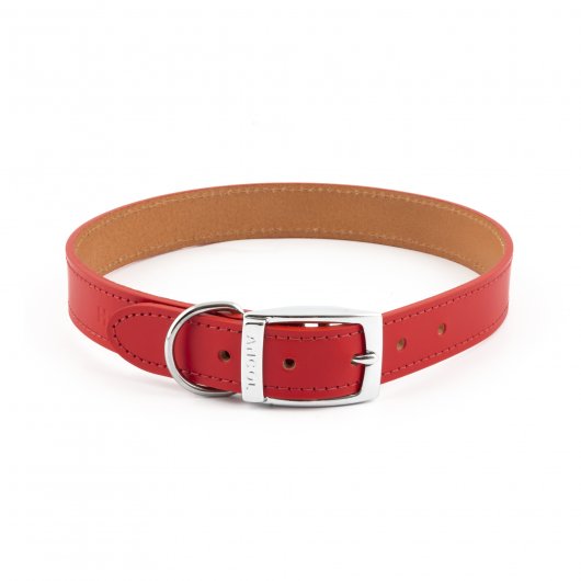 Ancol Leather Dog Collar