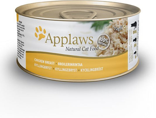 Applaws Wet Cat Food in Can - Chicken Breast - 70g