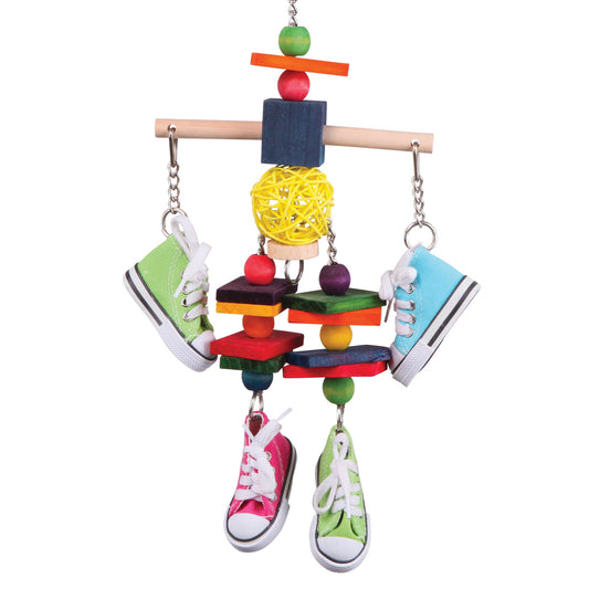Wooden Tee Toy with Sneakers & Chips