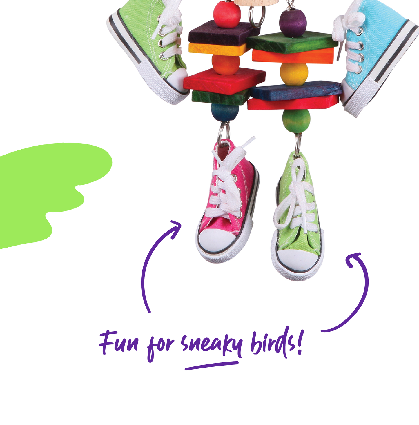 Wooden Tee Toy with Sneakers & Chips
