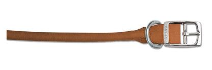 Ancol Leather Dog Collar Round