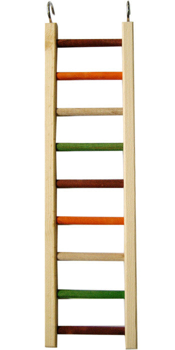 A & E Happy Beaks Medium Hanging Wood Bird Ladder
