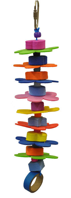 A & E Happy Beaks Flower Power Bird Toy