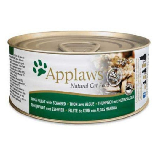 Applaws Wet Cat Food in Can - Tuna Fillet & Seaweed - 70g