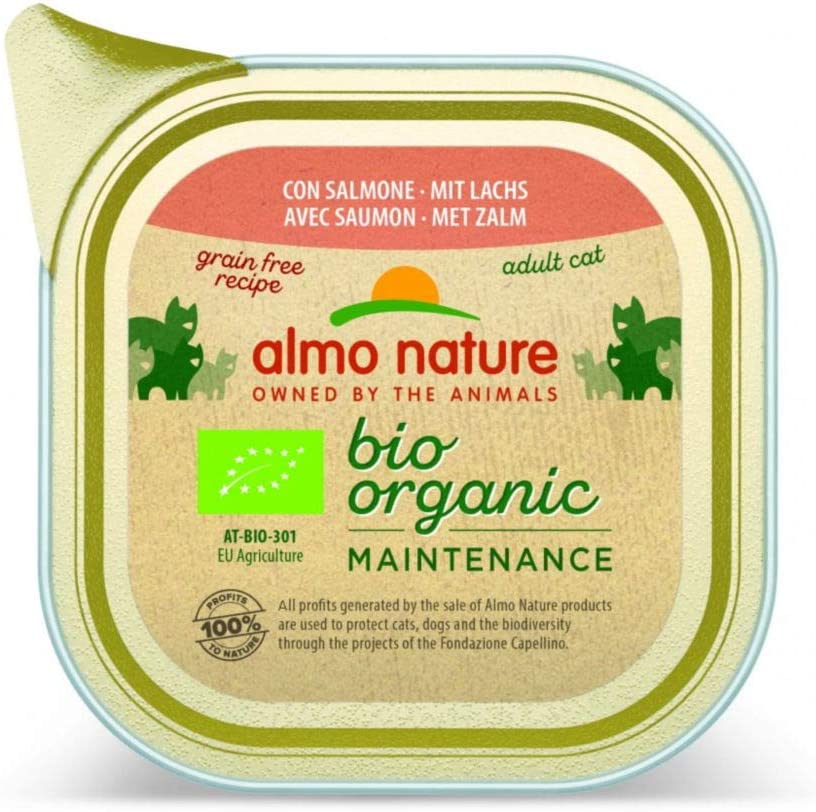 Almo Nature Bio-organic Maintenance Wet Cat Food -  Salmon - 85g