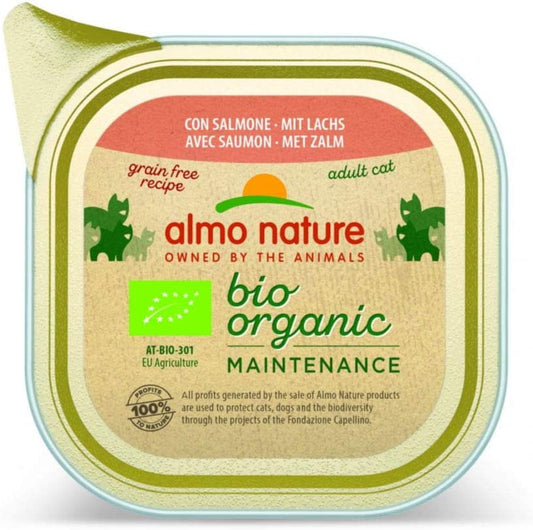 Almo Nature Bio-organic Maintenance Wet Cat Food -  Salmon - 85g