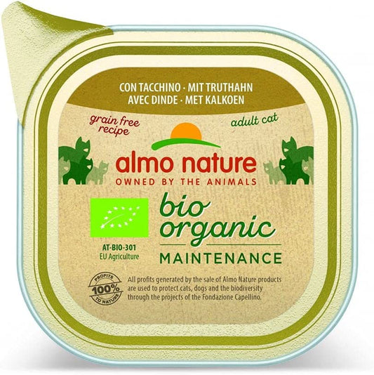 Almo Nature Bio-organic Maintenance Wet Cat Food - Turkey - 85g