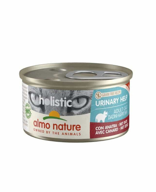 Almo Nature Holistic Urinary Help Wet Cat Can With Duck
