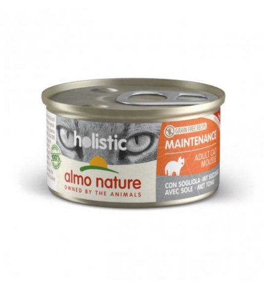 Almo Nature Holistic Maintenance Wet Cat Food in Can - Sole - 85g