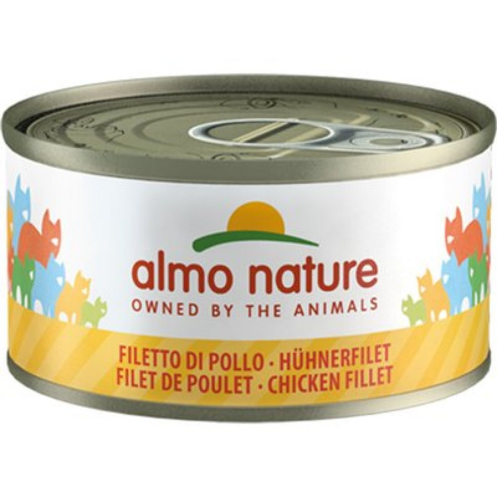 Almo Nature Mega Pack Wet Cat Food in Tins - Chicken Fillet - 6x70g